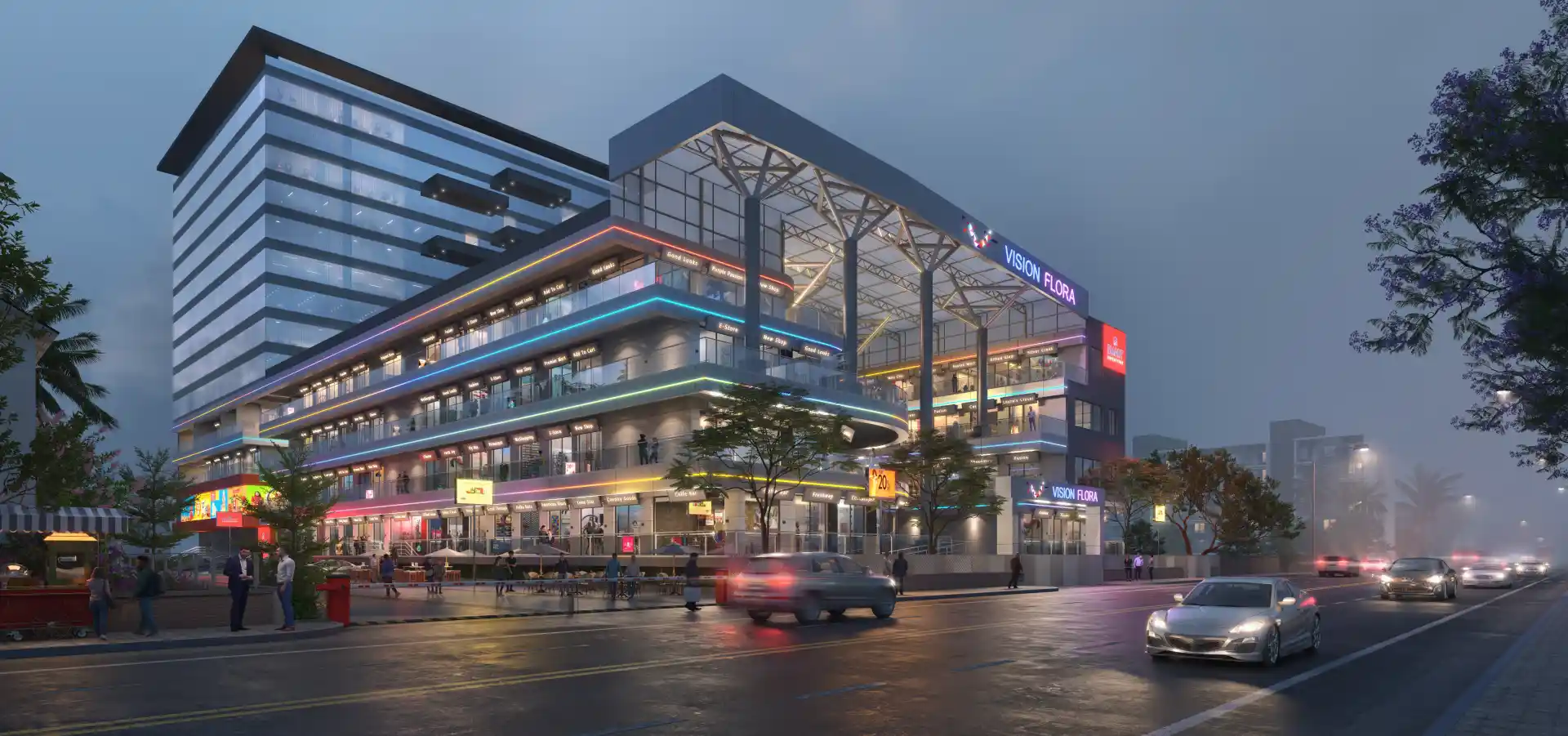 Commercial Shops, Office Spaces in Pimple Saudagar, Pune Vision Flora