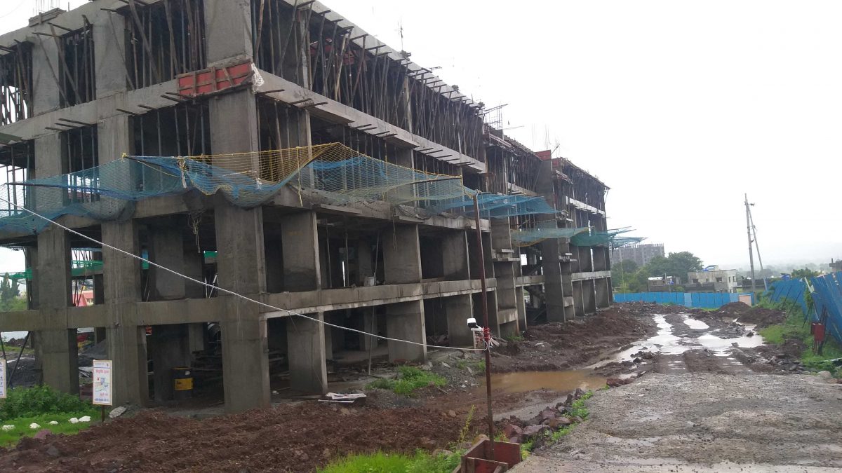 Happycity Talegaon Varale Construction Updates August 2019